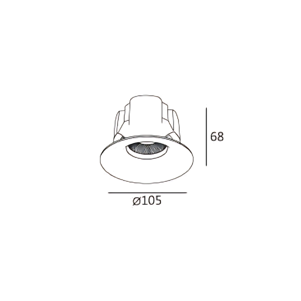 ARC-XL 95 | LED弧形防眩崁燈 12W/15W 全光譜崁燈 Φ9.5公分-TJ2 Lighting：圖片 3