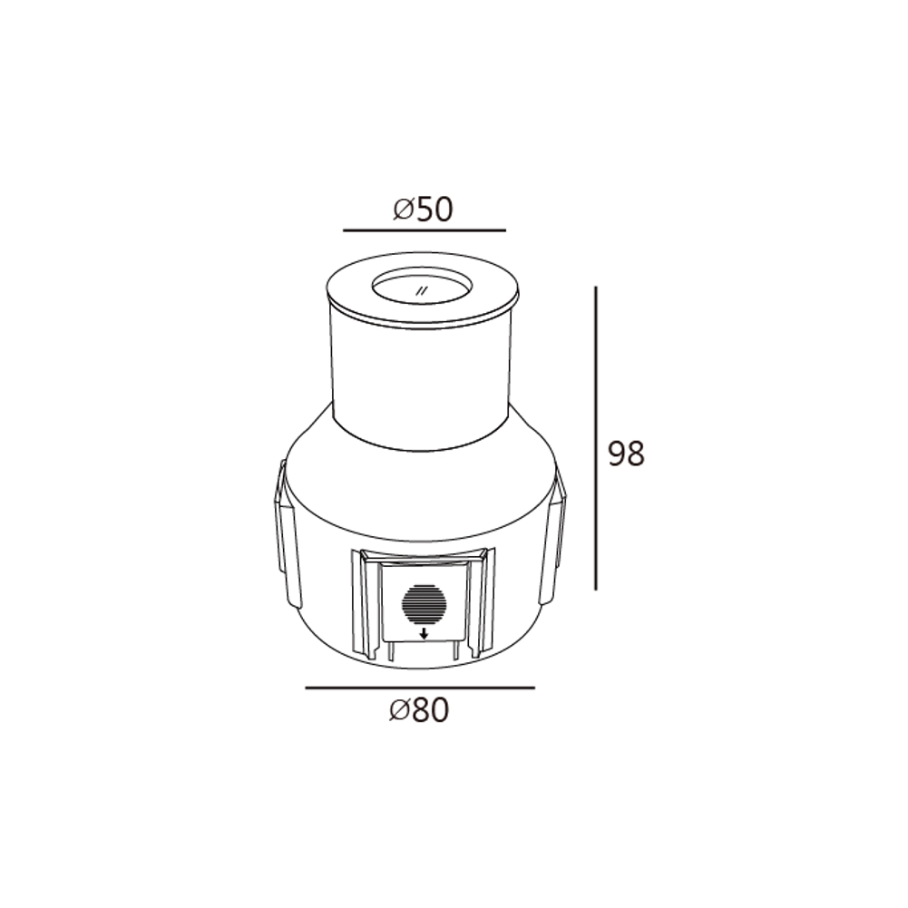 Austenitic M-R | 地底燈/埋地燈 1W 316不鏽鋼 IP67:圖片 4