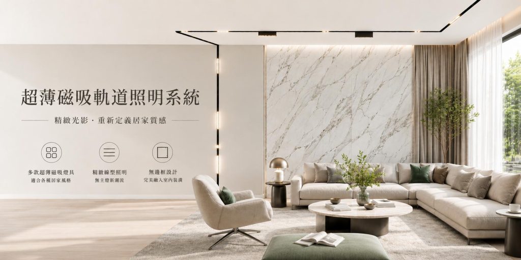 磁吸式軌道燈-H&L東捷生活家居,磁吸條燈,磁吸格柵燈,磁吸泛光燈,磁吸投射燈,燈具燈飾,家具家飾,軟裝家飾,照明設計,智慧照明,燈具店推薦,台中燈具店,台北燈具店,新竹燈具店,燈具推薦,燈飾推薦